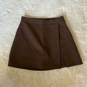 Oak + Fort Brown Skirt Skort S